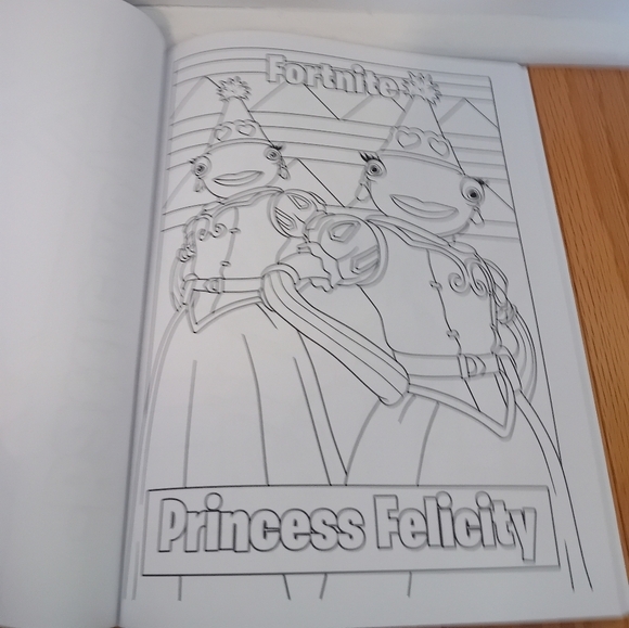 New  Unused Kids Teens Deluxe Fortnite Colouring‎ Book 100+ Pages To Color - Picture 8 of 9